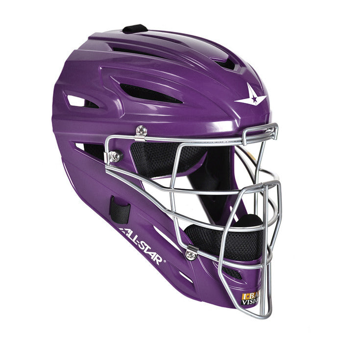 All-Star S7 Adult Catcher's Helmet Solid - Purple