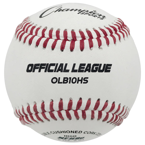 Champion Sports Official League Premium Baseballs NOCSAE/SEI Certified - Dozen
