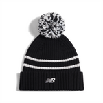 New Balance Kids Pom Pom Beanie - Black
