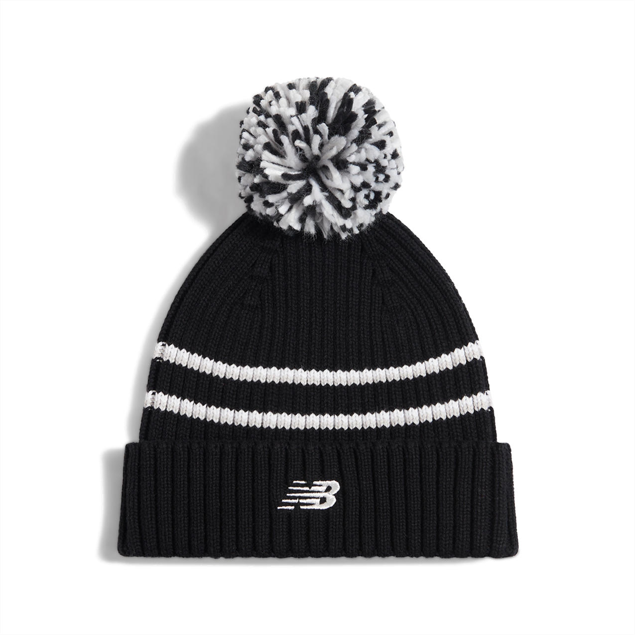New Balance Kids Pom Pom Beanie - Black