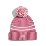 New Balance Kids Pom Pom Beanie - Pink Eraser