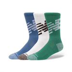 New Balance Active Lifestyle Graphic Socks 3 Pack - Asst2 Colors