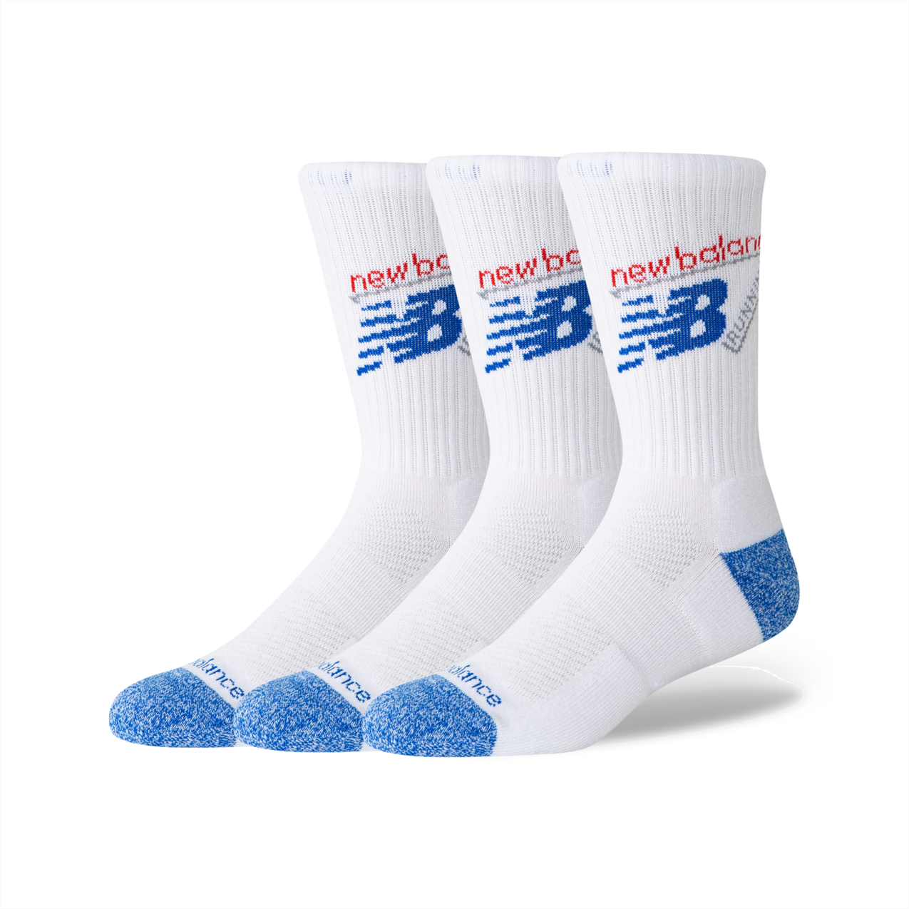New Balance Active Lifestyle Graphic Socks 3 Pack - Assorted 3 Colors