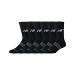 New Balance Active Numeric Crew 6 Packs - Black