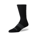 New Balance Pro Run Graphic Crew Socks 1 Pair - Black