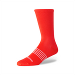 New Balance Pro Run Graphic Crew Socks 1 Pair - Neo Flame