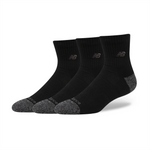 New Balance Active Premium QTR 3 Pack - Black
