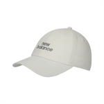New Balance 6 Panel Stacked Logo Cap - Sea Salt