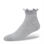 New Balance Active Premium Ruffle Socks 1 Pair - Athletic Grey Heather