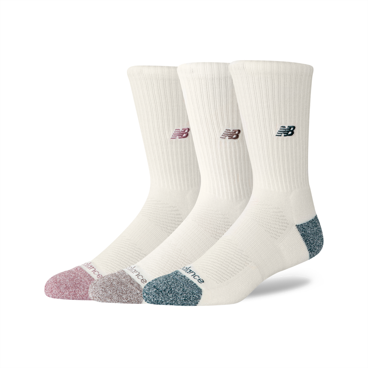 New Balance Active Premium Crew 3 Pack - Assorted Colors 2