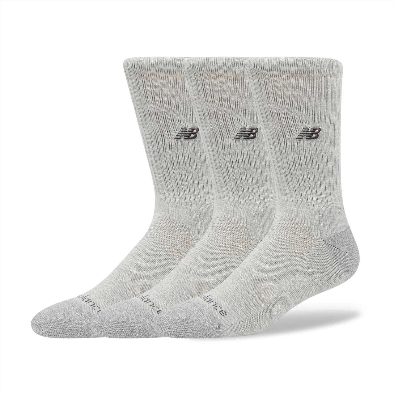 New Balance Active Premium Crew 3 Pack - Athletic Grey