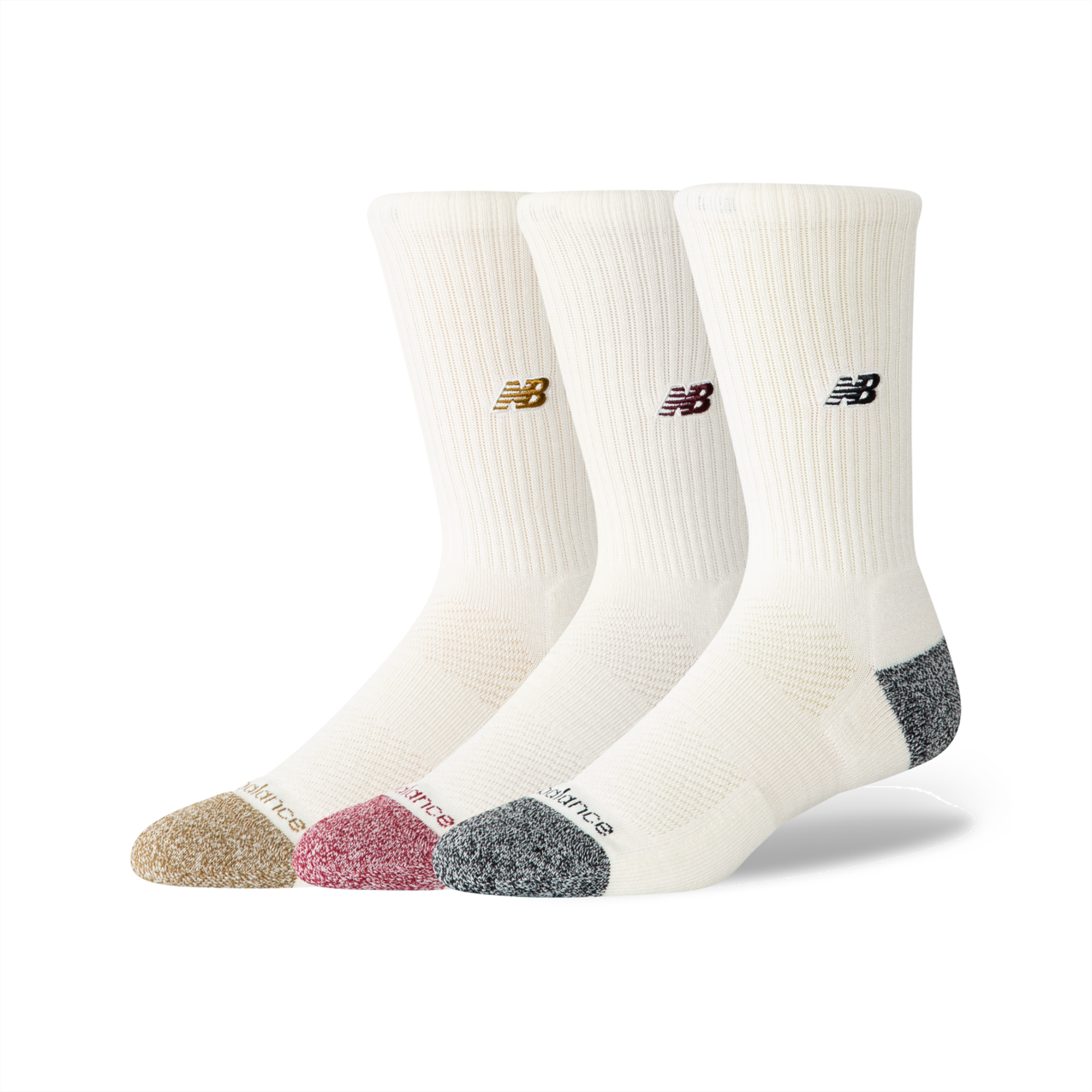 New Balance Active Premium Crew 3 Pack - Assorted 4 Colors