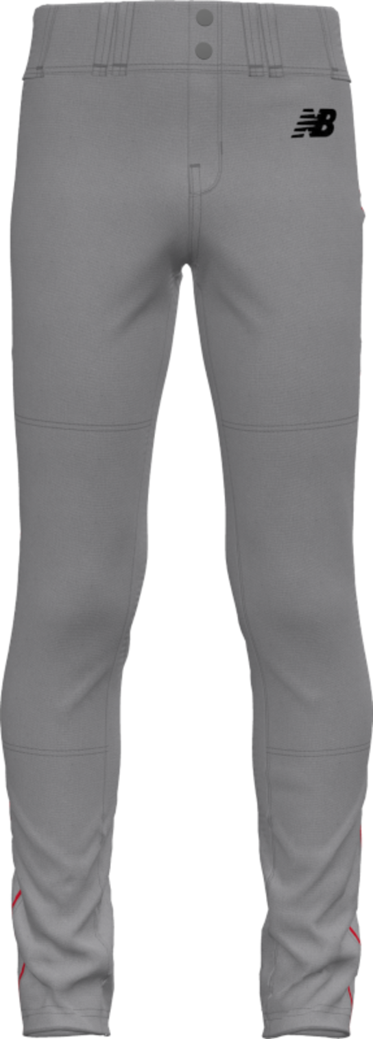 New Balance Youth Adversary 2 Pant Piped Tapered – Gray/Red