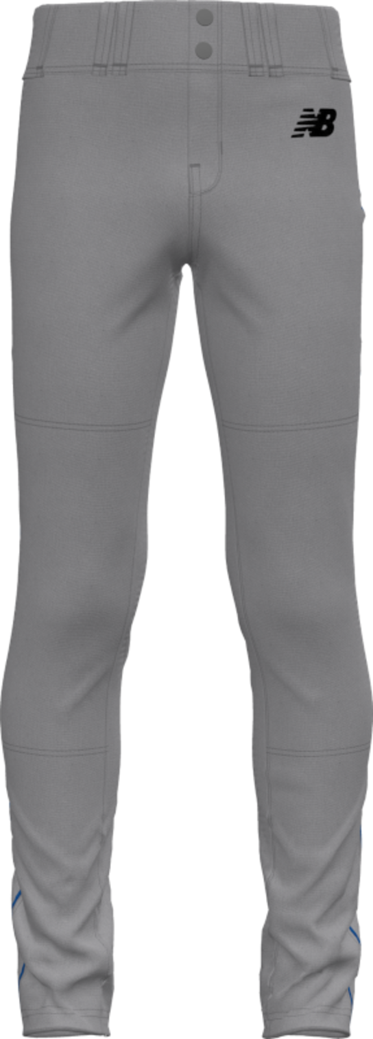 New Balance Youth Adversary 2 Pant Piped Tapered – Gray/Royal