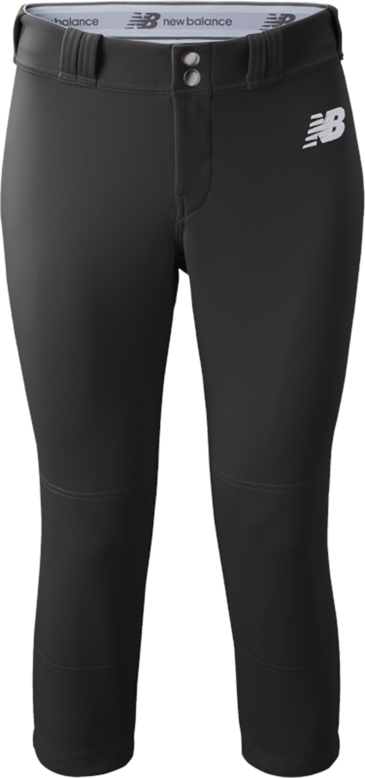 New Balance Women's Youth Contour Pant Mid Calf Solid – Team Black