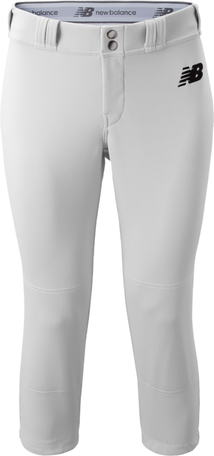 New Balance Women's Youth Contour Pant Mid Calf Solid – White