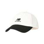 New Balance 6 Panel Flying NB Stacked Logo Hat - Sea Salt