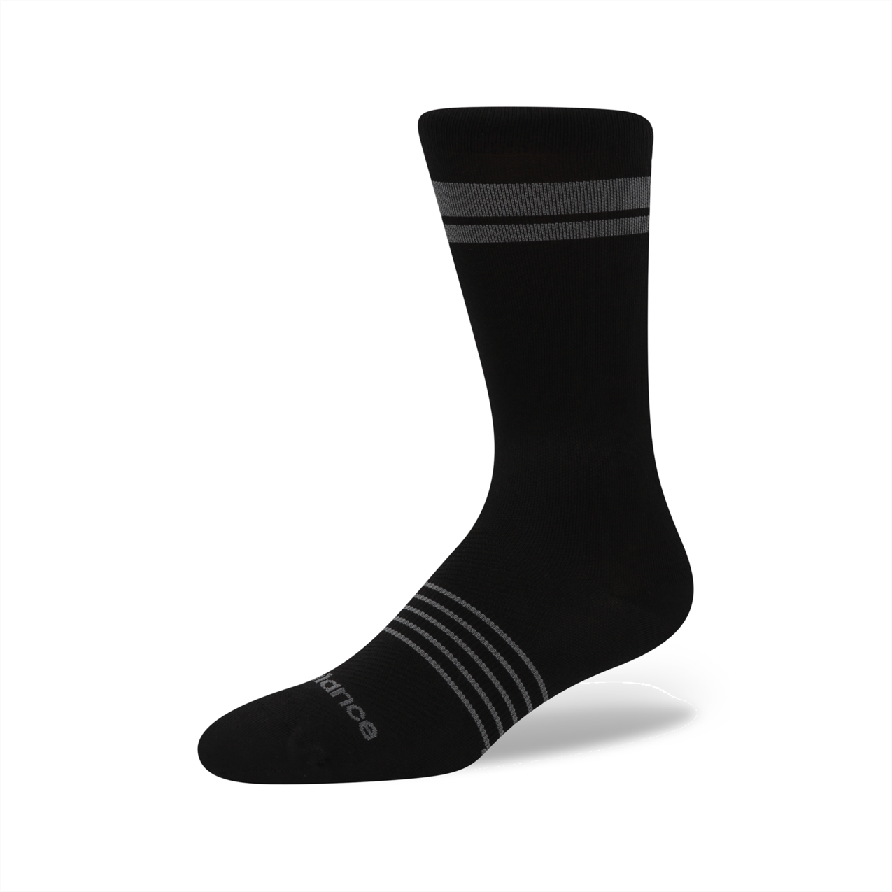 New Balance Pro Run Crew Socks 1 Pair - Black