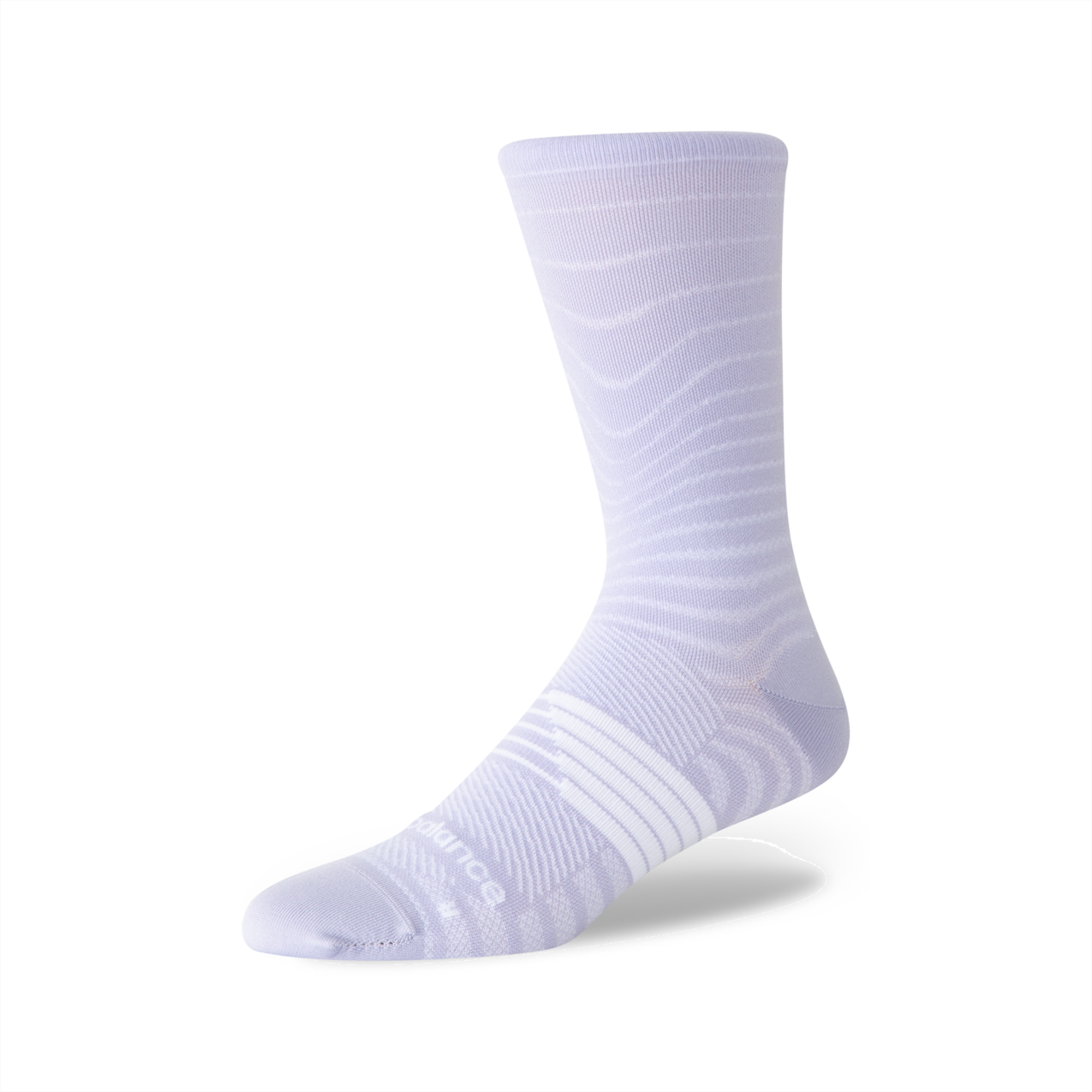 New Balance Pro Run Crew Socks 1 Pair - Smoked Violet
