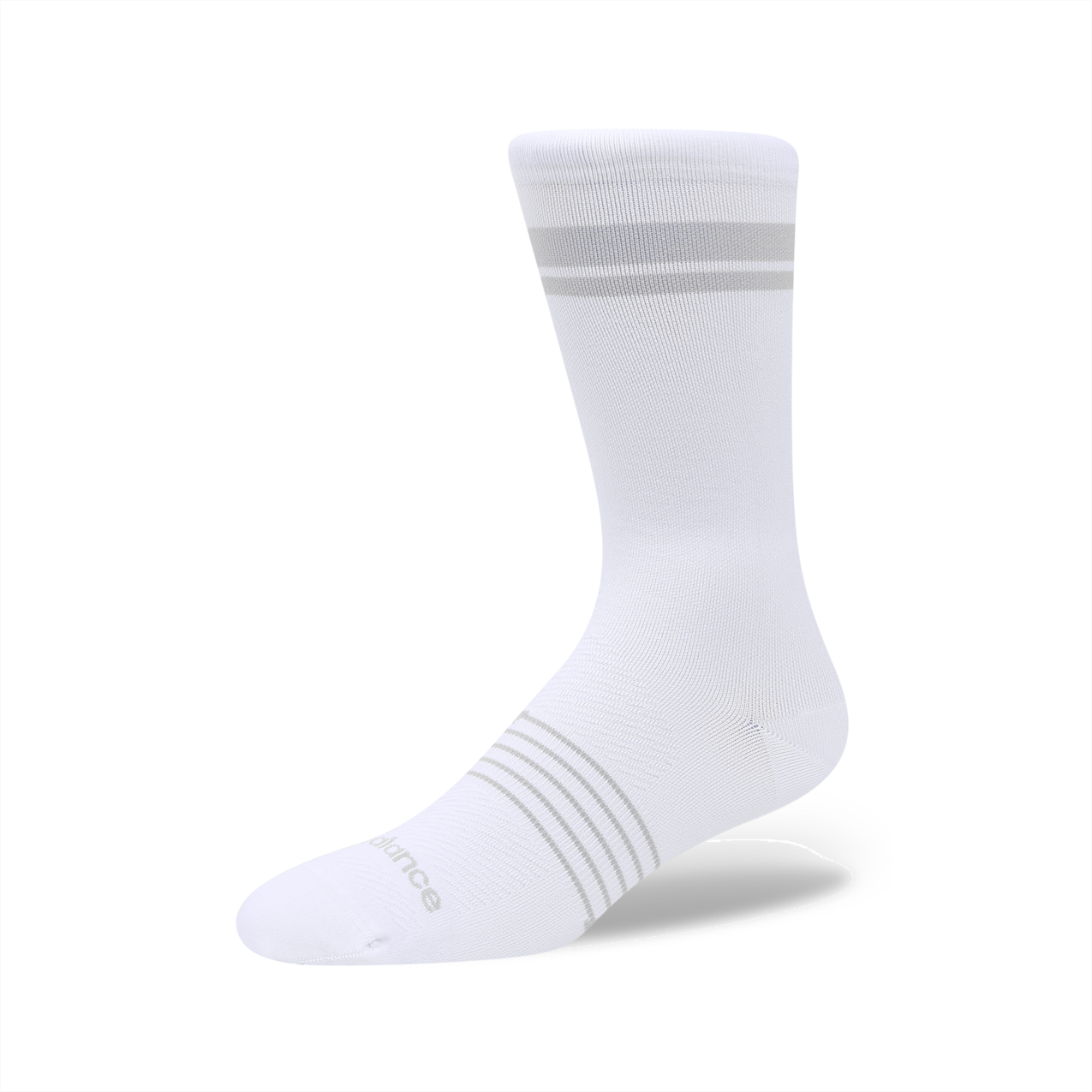 New Balance Pro Run Crew Socks 1 Pair - White