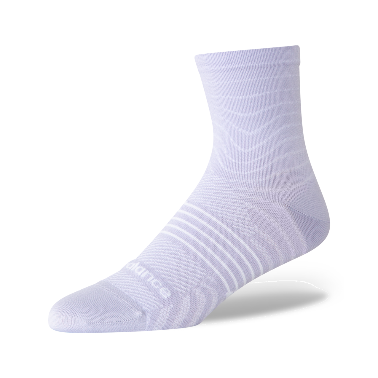 New Balance Pro Run QTR Socks 1 Pair - Smoked Violet