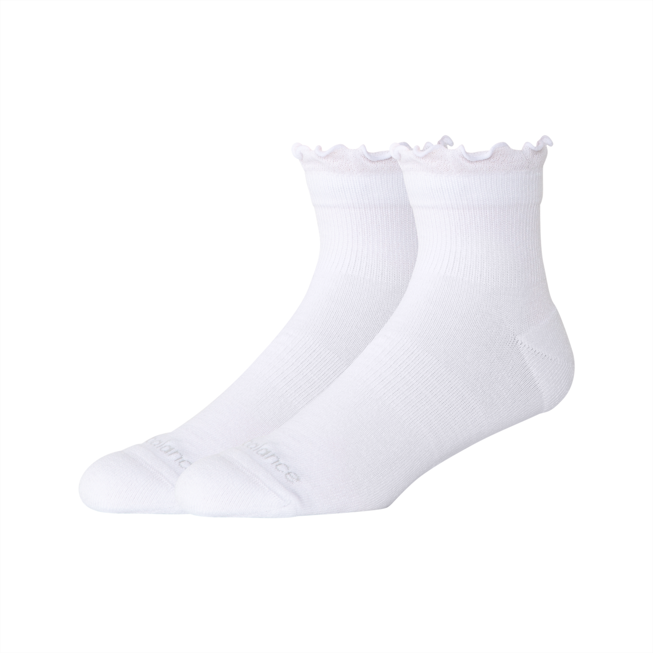 New Balance Active Ruffle Quarter - White