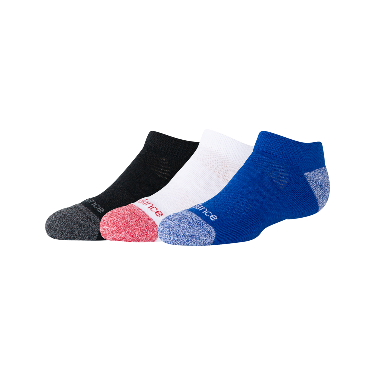 New Balance Youth Active No Show Socks 3 Pack - No Color