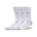 New Balance Active Crew Socks 3 Pack - White