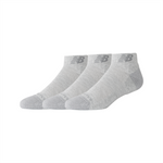 New Balance Active Low Cut Socks 3 Pack - Athletic Grey Heather