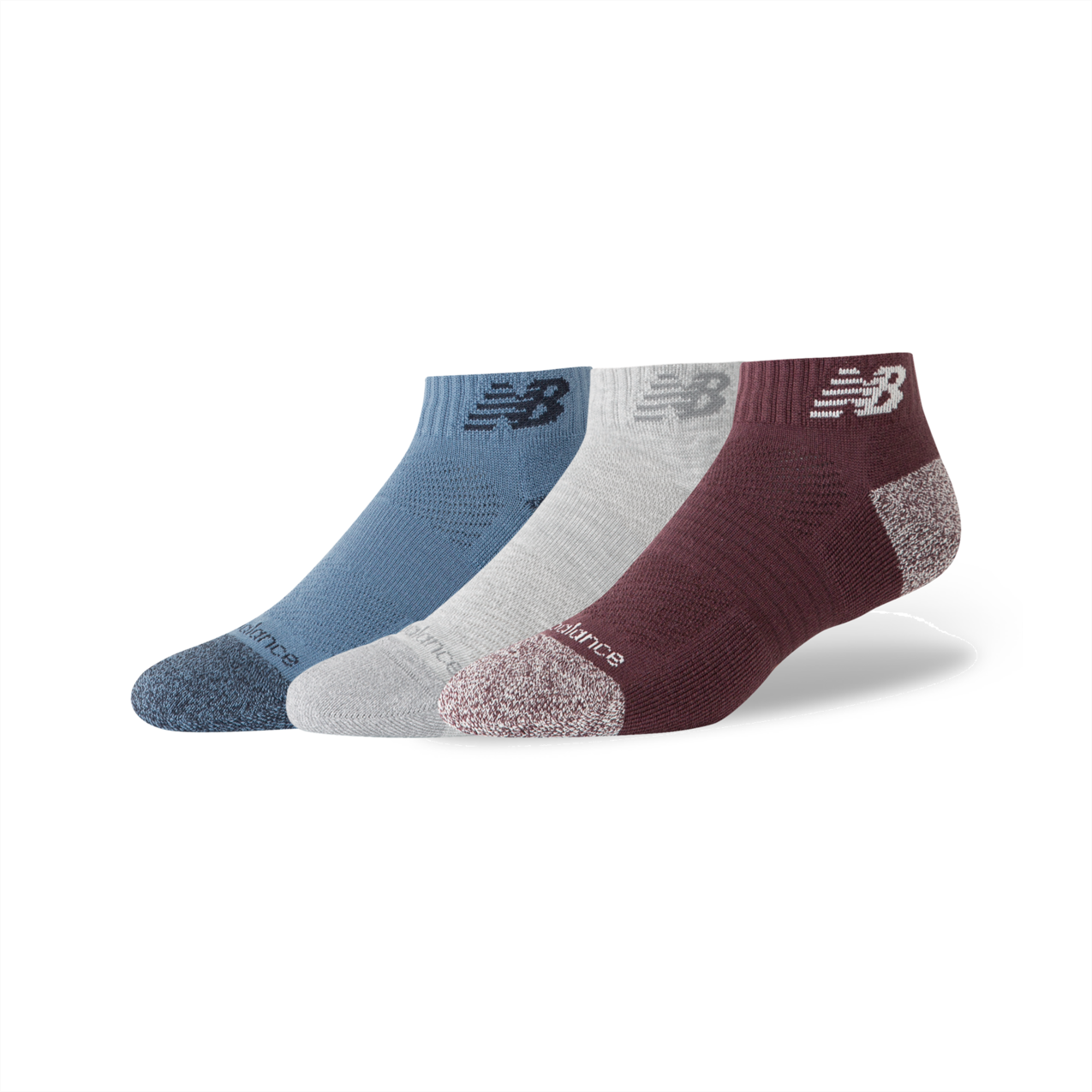 New Balance Active Low Cut Socks 3 Pack - Multi Colors