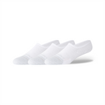 New Balance Active Invisible No Show Socks 3 Pack - White