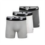 New Balance Men's Mens Mesh 5 Inch Boxer Brief No Fly 3 Pack - No Color
