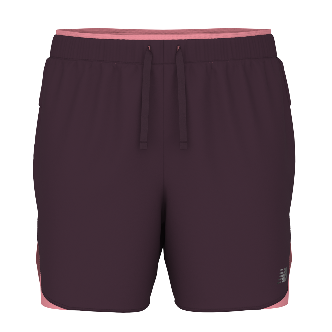 New Balance Men's RC Essential Short 5 - Black Ruby