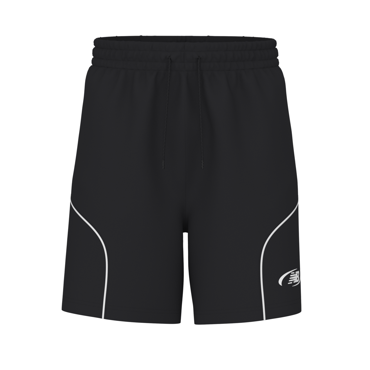 New Balance Men's Trackside Fleece Short 7 - Black