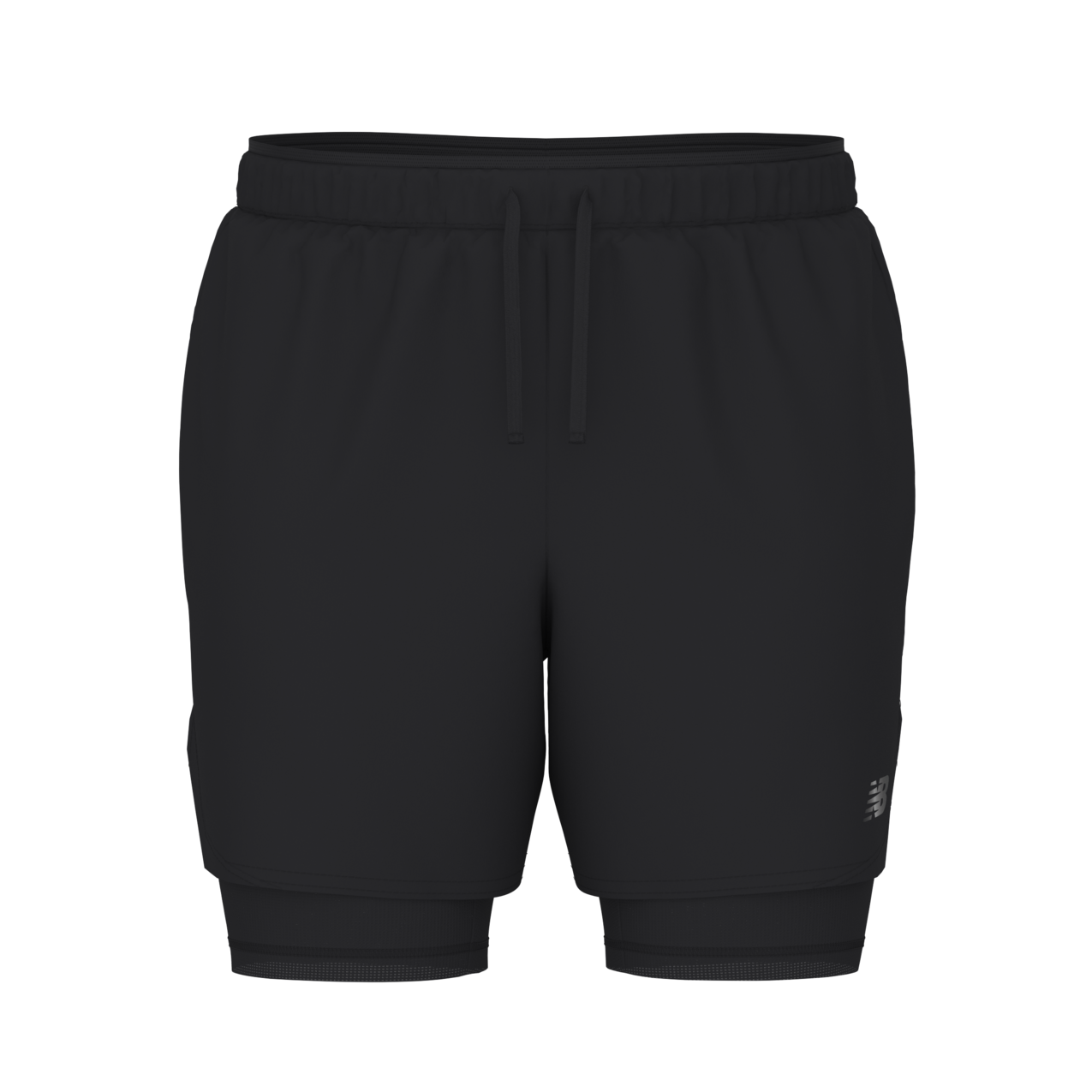 New Balance Men's RC Essential 2-in-1 Run Short 5 - Black