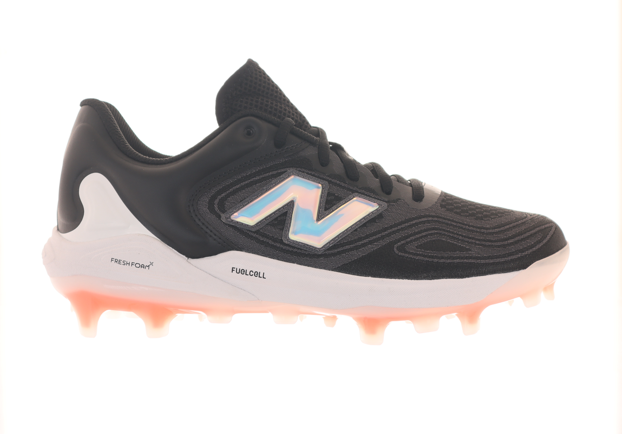 New Balance COMP v5 – Black/White/Neon Dragonfly