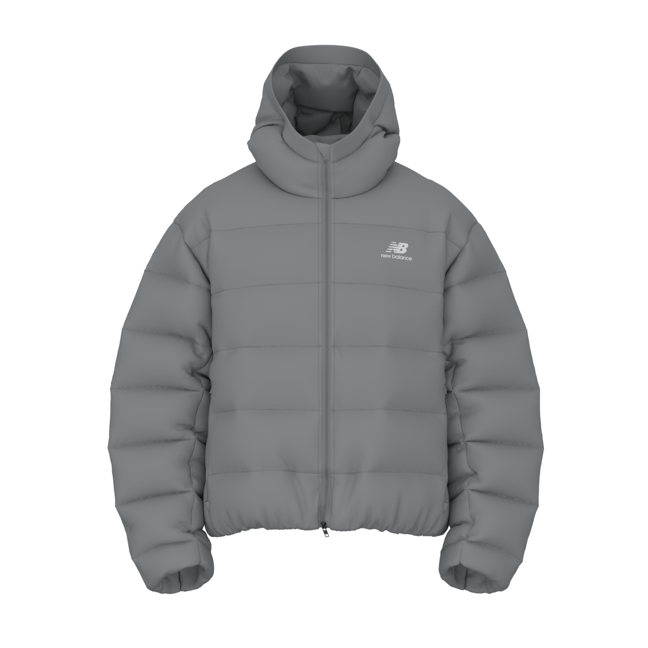 New Balance Men's Boston Puffer Jacket - Slate Grey