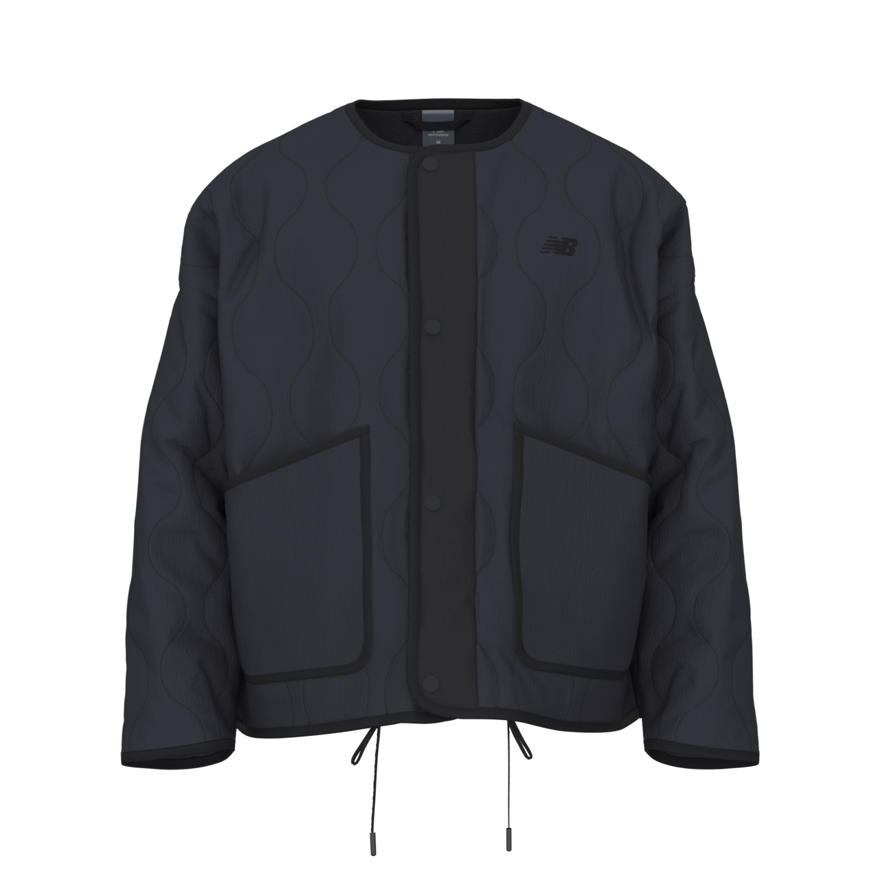 New Balance Men's Quilted Bomber - Dark Night