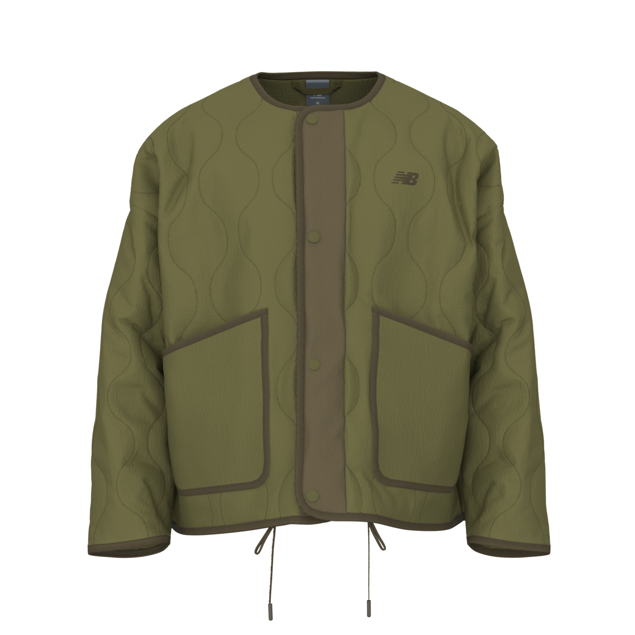 New Balance Men's Quilted Bomber - Sport Green