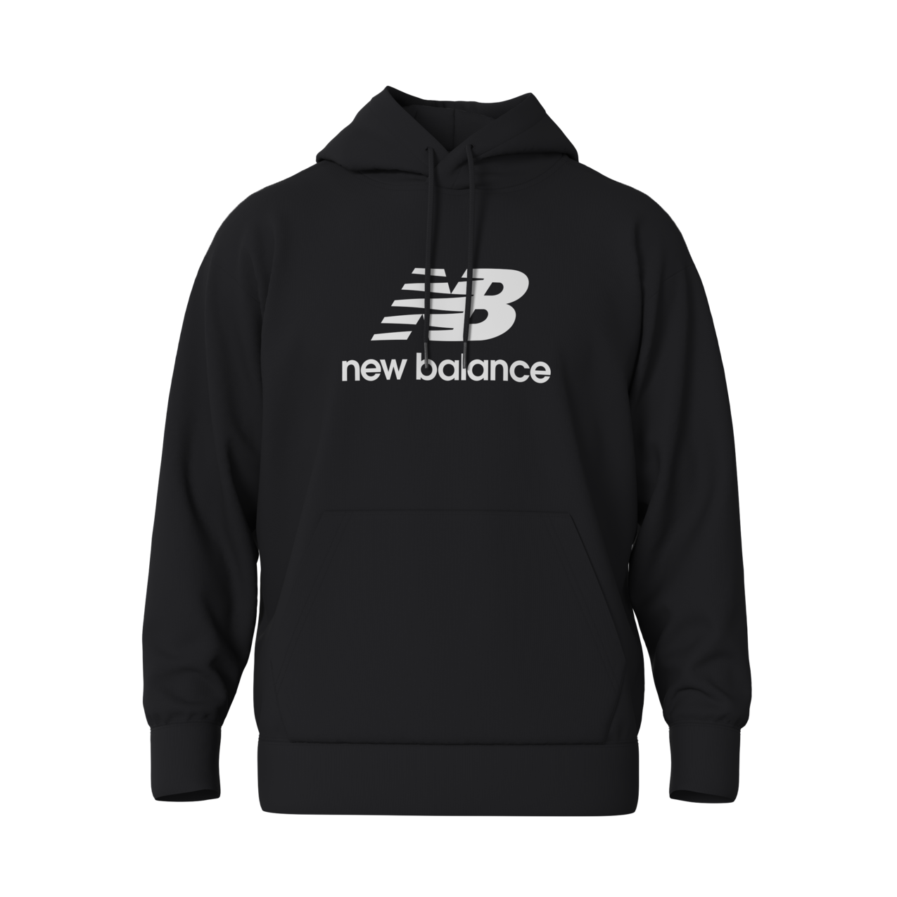 New Balance Men's Sport Essentials Fleece Logo Hoodie - Black