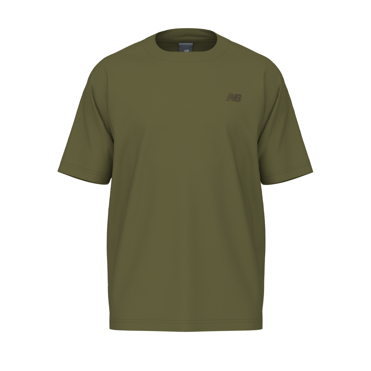 New Balance Men's Athletics Cotton T-Shirt - Sport Green