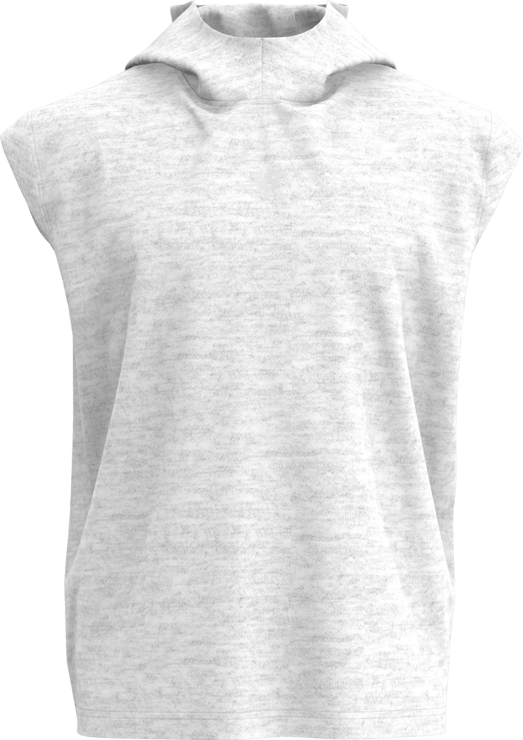 New Balance BP Sleeveless Lightweight Hoodie – Ash Heather