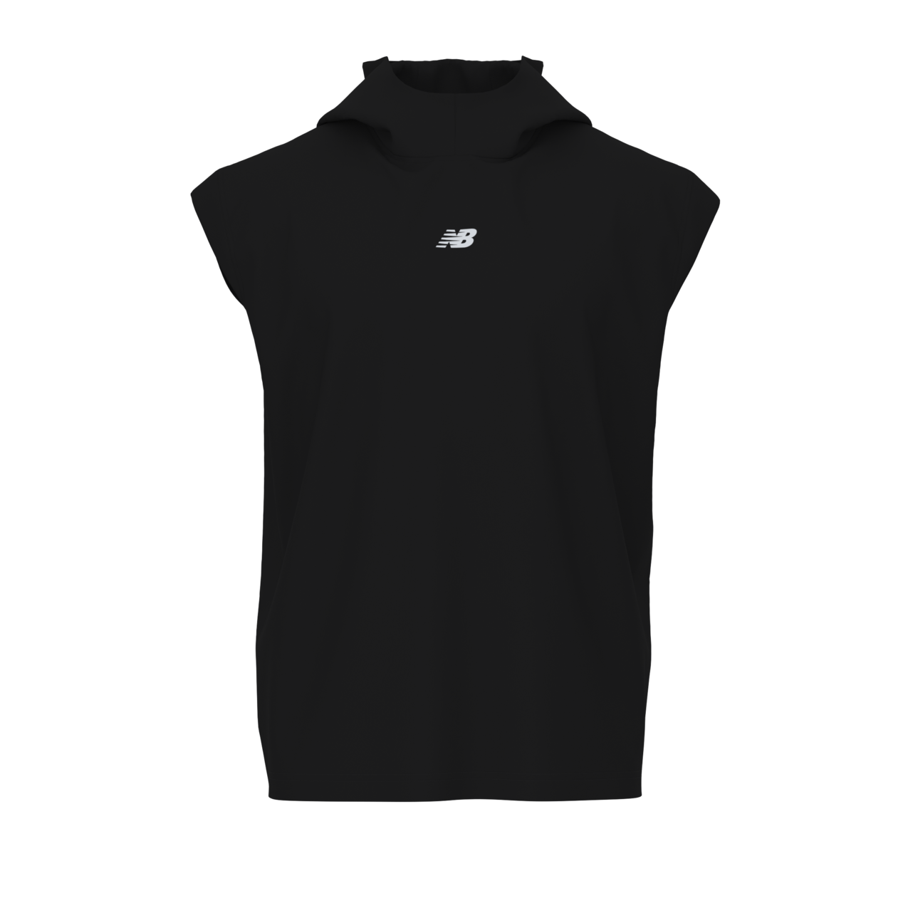 New Balance BP Sleeveless Lightweight Hoodie – Black