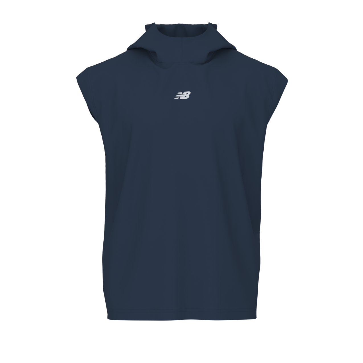New Balance BP Sleeveless Lightweight Hoodie – Nb Navy