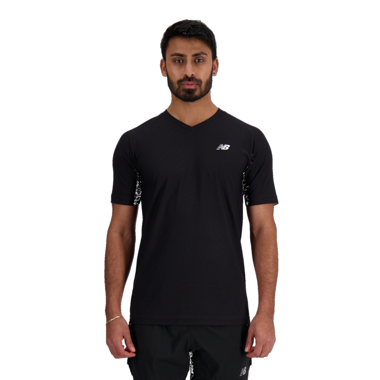 New Balance SS Jacquard BP T-Shirt – Black