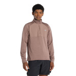New Balance Men's RC Essential Heat Grid 1/2 Zip - Green