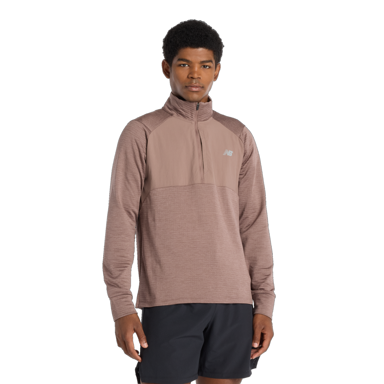 New Balance Men's RC Essential Heat Grid 1/2 Zip - Green