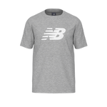 New Balance Men's Sport Jersey Logo T-Shirt - Grey
