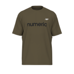 New Balance Men's Numeric Linear Logo T-Shirt - Wakame