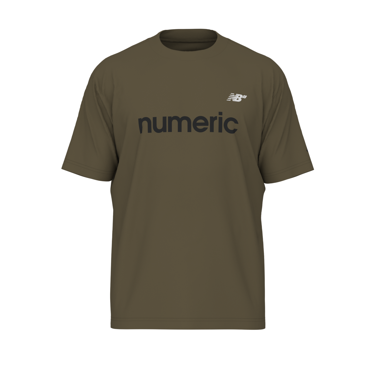 New Balance Men's Numeric Linear Logo T-Shirt - Wakame